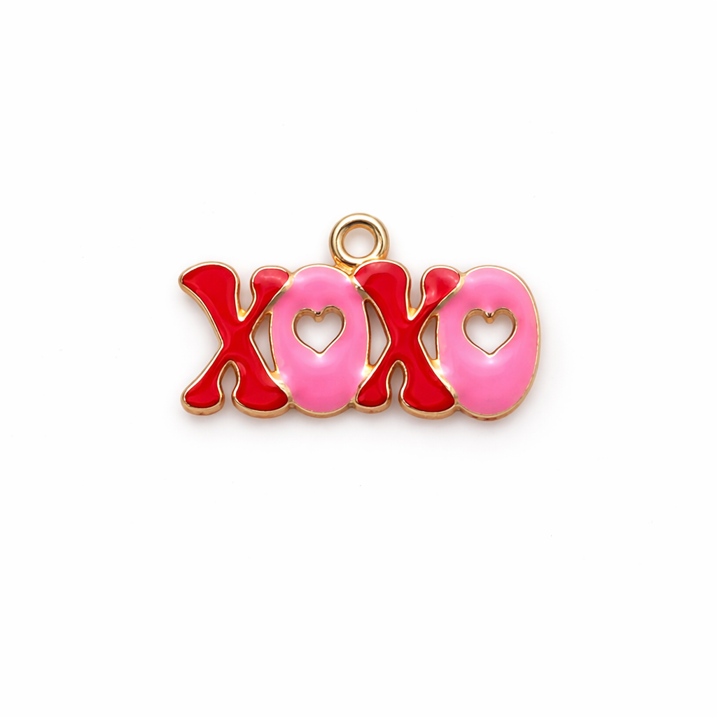 XOXO Sweetheart Charm