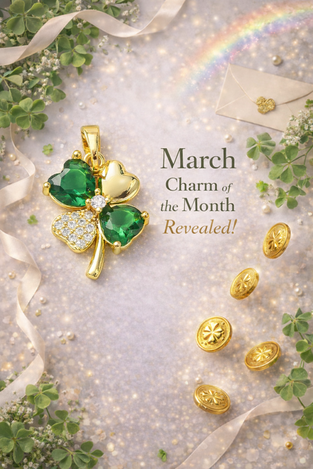 March Charm of the Month: Lucky Luxe Clover