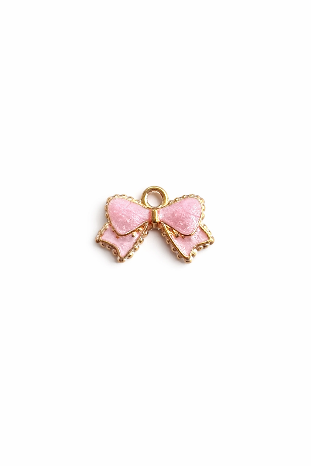 Pink Bow Charm