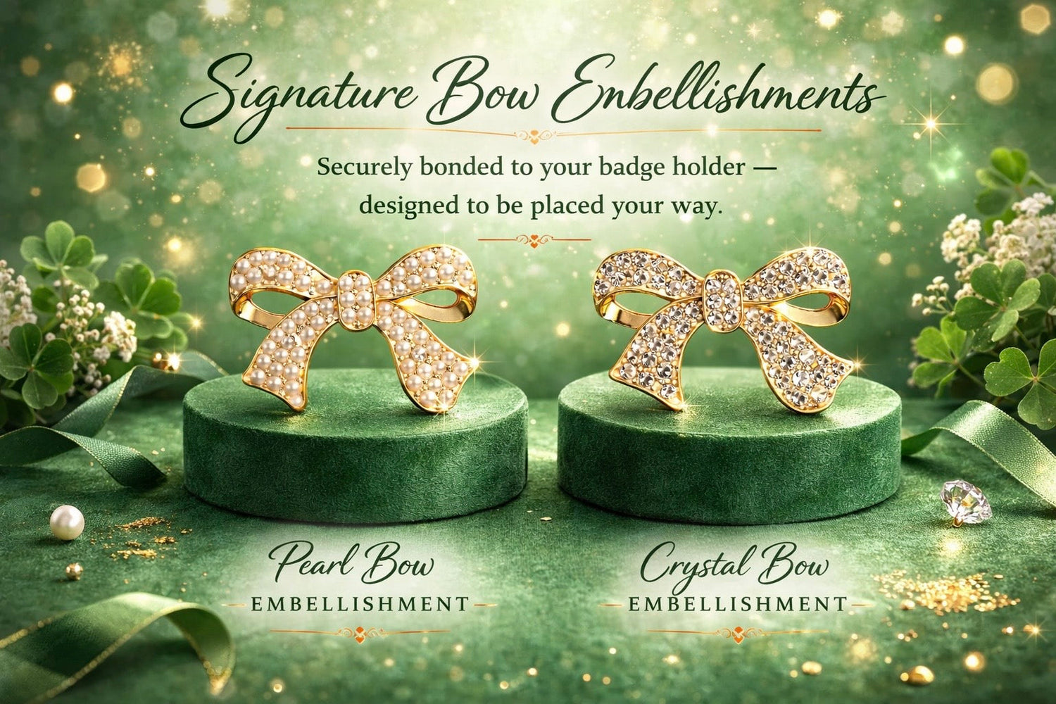 Bow Badge Accents