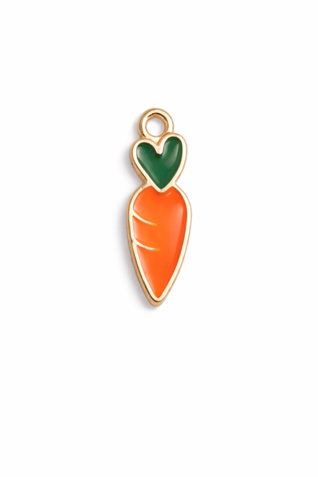 Dainty Carrot Charm