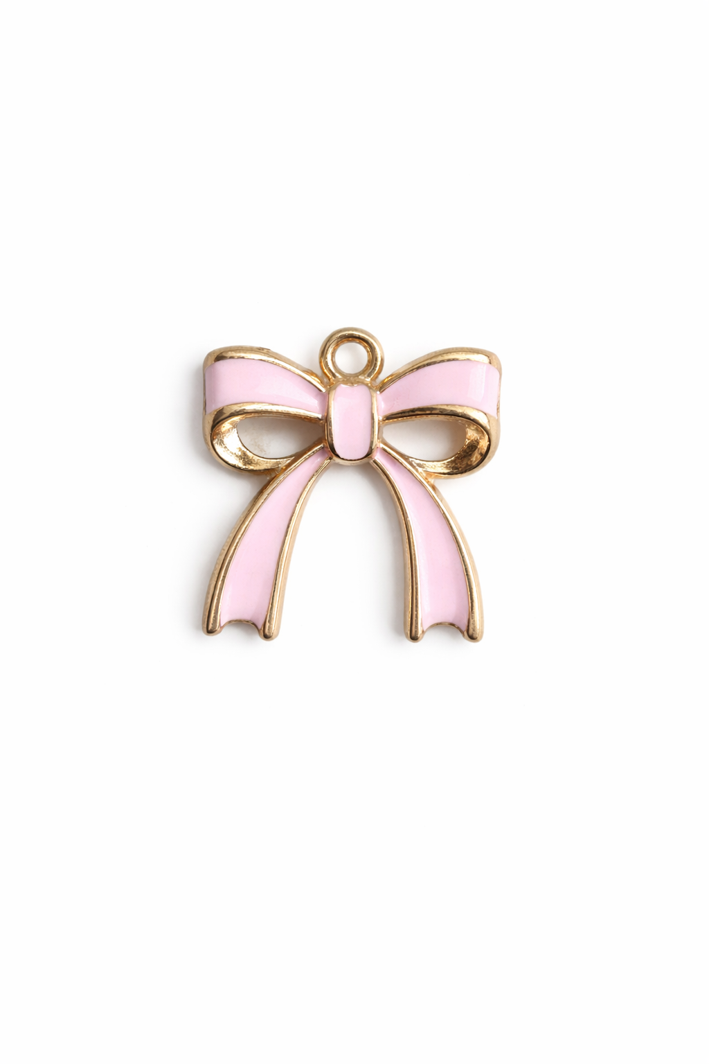 Blush Bow Charm