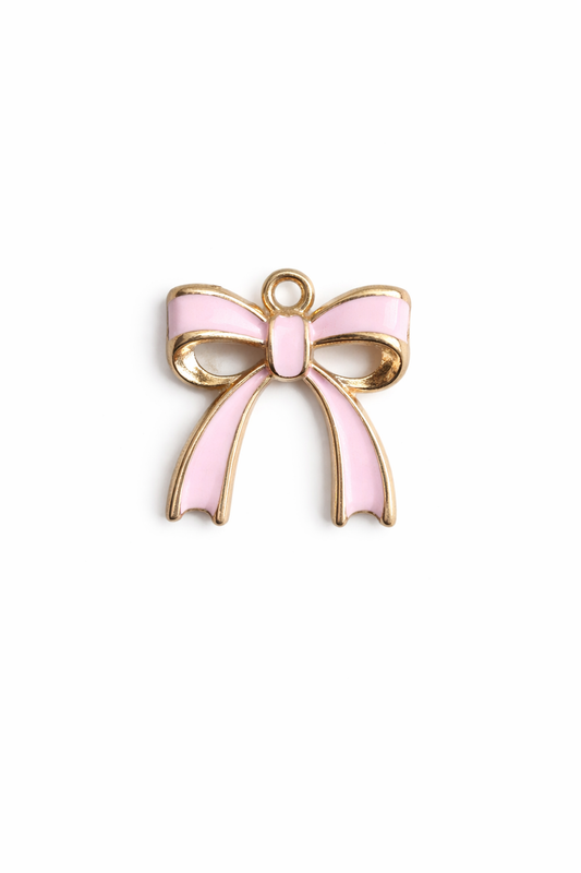 Blush Bow Charm