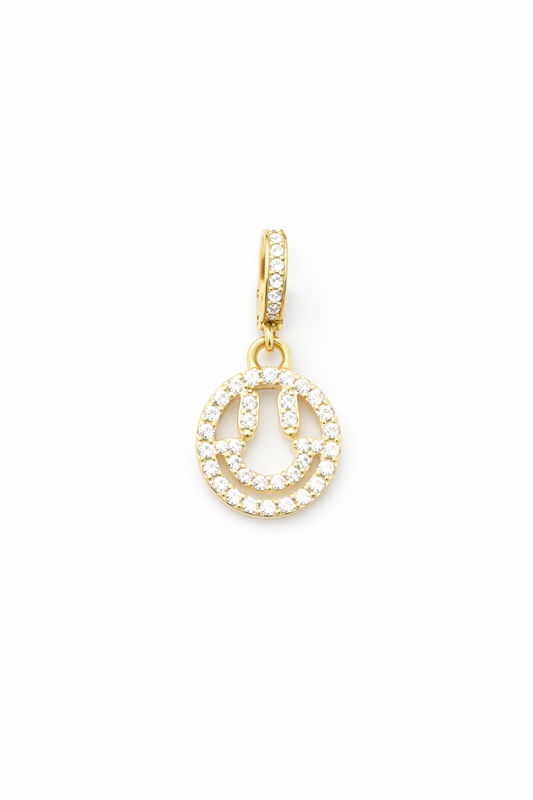 Smiley Sparkle Charm