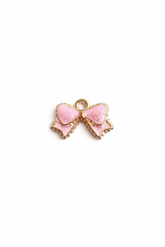Pink Bow Charm