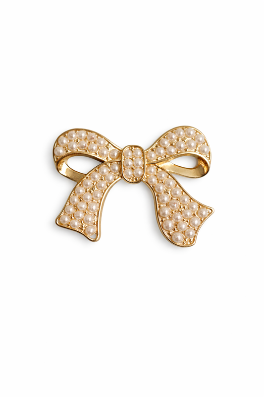 Pearl Gold Bow