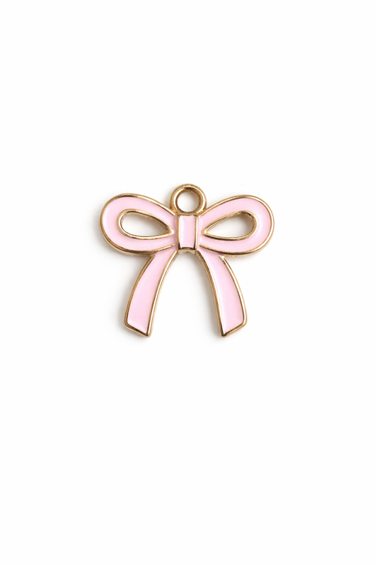 Pink Ribbon Charm