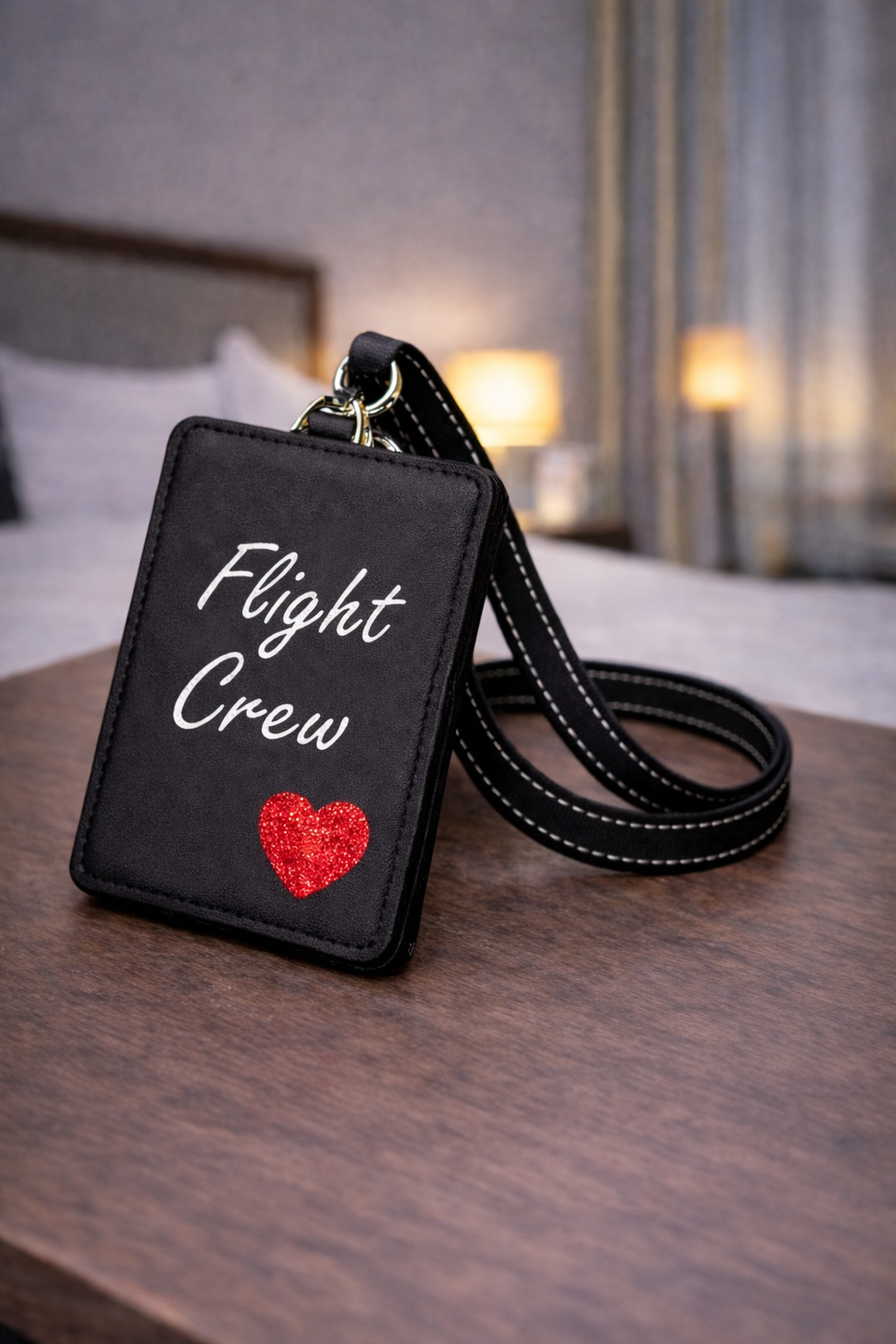 Flight Crew Heart Design Black